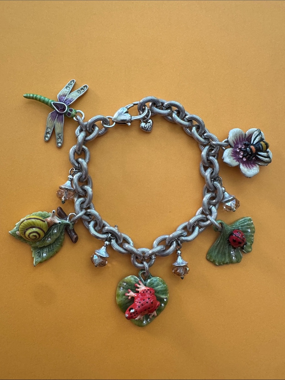 🐞 BRIGHTON “Pond Marvel” Charm Bracelet - Retired - Picture 3 of 12